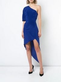 Haney One Shoulder Fitted Dress - Farfetch at Farfetch